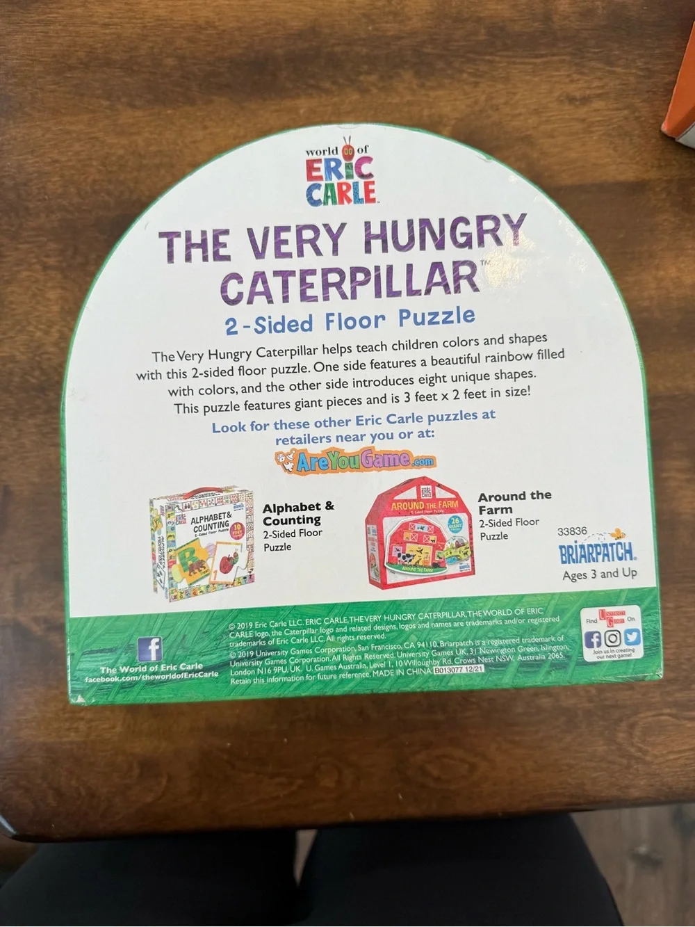 The Very Hungry Caterpillar Rainbow Floor Puzzle – Multicolor Eric Carle